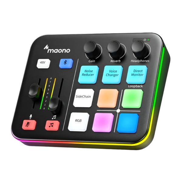 INTERFAZ DE AUDIO MAONO G1 NEO RGB BLUETOOTH USB