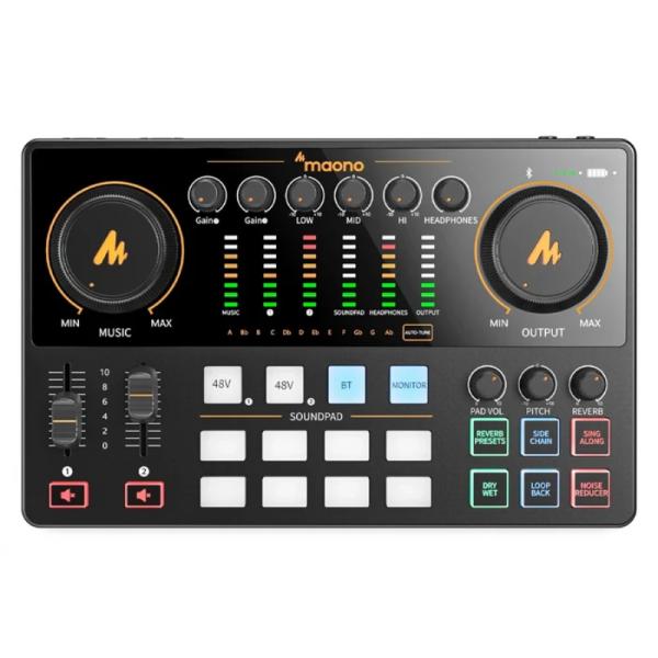 INTERFAZ DE AUDIO MAONO E2 GEN2 INALAMBRICO BLUETOOTH AUX IN
