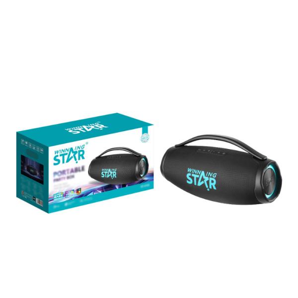 PARLANTE RGB WINNING STAR ST-8102 80 W BLUETOOTH RESISTENTE AL AGUA YX-6686-WST-18515