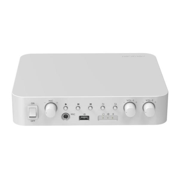 AMPLIFICADOR DE AUDIO DE RED HIKVISION DS-QAE0A60G1-VB(O-STD)/EU 2 ZONAS 60W BLUETOOTH USB RCA 327400189
