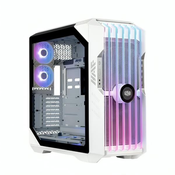 CASE GAMING RGB COOLER MASTER HAF 700 EVO FULL TOWER 2 VENTILADORES DE 200MM Y 3 DE 120MM CON VIDRIO LATERAL Y MALLA FRONTAL H700E-WGNN-S00
