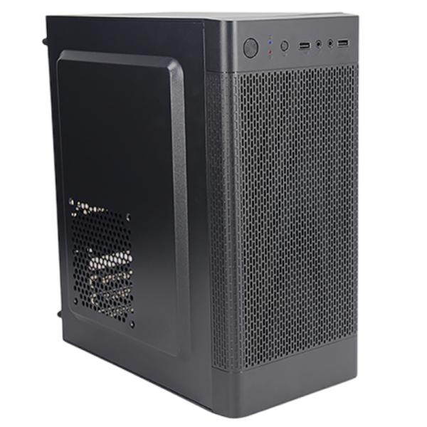 CASE CM05Q1RA001C MINI TOWER SIN ventilación INCLUIDA CON PANEL LATERAL Y CON FUENTE DE PODER 600W