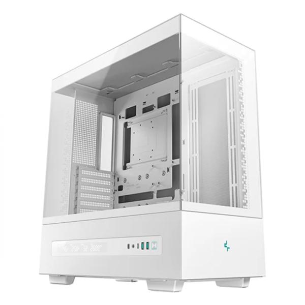 CASE DEEPCOOL CH690 DIGITAL WH MID TOWER SIN ventilación INCLUIDA CON VIDRIO LATERAL R-CH690-WHNNA0D-G-1