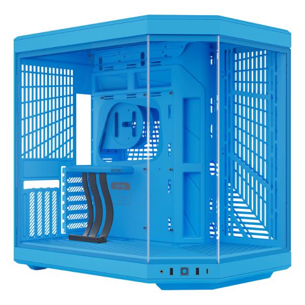 CASE GAMING HYTE Y70 MID TOWER SIN ventilación INCLUIDA CON VIDRIO FRONTAL Y LATERAL CS-HYTE-Y70-BM