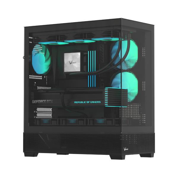 CASE FORMULA V LINE CRYSTAL Z2 PLUS AR MID TOWER 4 ABANICOS ARGB DE 120 MM ACERO SPCC SIN FUENTE DE PODER 4711401667353