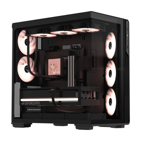 CASE RGB FORMULA V CRYSTAL Z7 PA MID TOWER 5 X 120MM PANEL FRONTAL DE ACERO Y plástico / PANEL LATERAL DE VIDRIO SIN FUENTE DE PODER 4711401666622