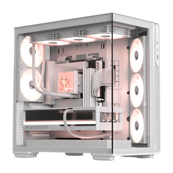 CASE RGB FORMULA V CRYSTAL Z7 PA MID TOWER 5 X 120MM PANEL FRONTAL DE ACERO Y plástico / PANEL LATERAL DE VIDRIO SIN FUENTE DE PODER 4711401666653