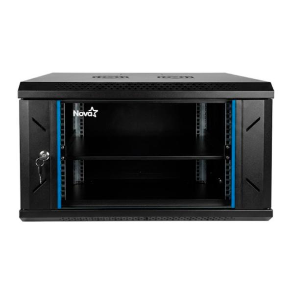 GABINETE DE RED 6U NOVA ACERO/PANEL SPCC CN06U11H001C