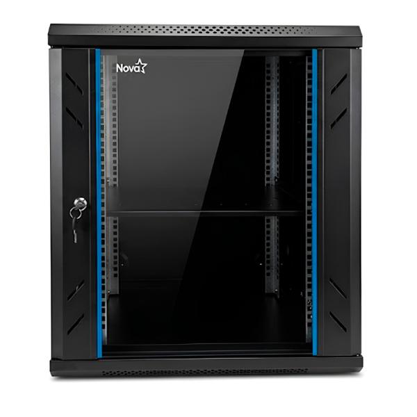 GABINETE DE RED 12U NOVA ACERO/PANEL SPCC CN12U11H001C