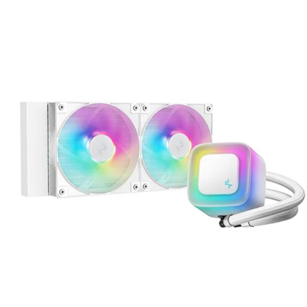 ENFRIAMIENTO LÍQUIDO RGB DEEPCOOL LE240 WH V2 AIO 240MM R-LE240-WHAMMN-G-2