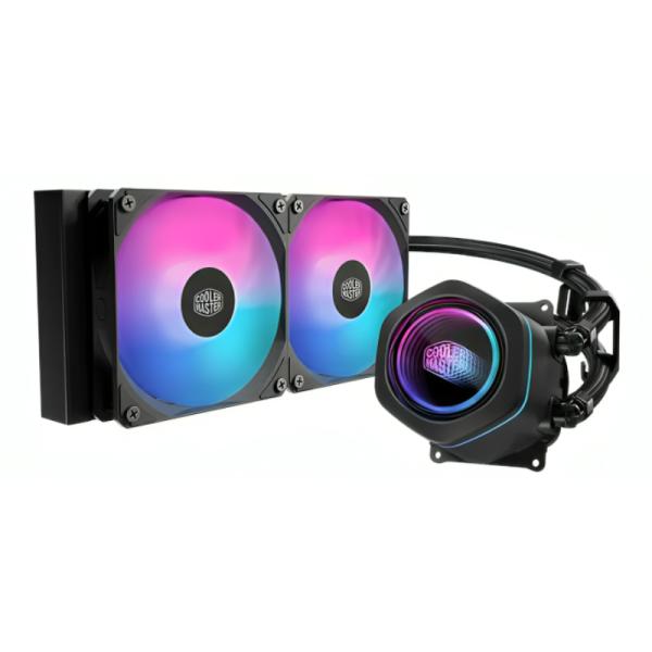 ENFRIAMIENTO LÍQUIDO COOLER MASTER MASTERLIQUID CORE NEX 240 ARGB 240MM LGA1851/AM5 MLX-D24M-A18PA-R1