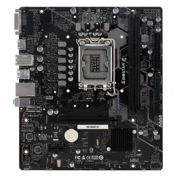 TARJETA MADRE BIOSTAR h610mhd-d5 LGA1700 MICRO ATX DDR5