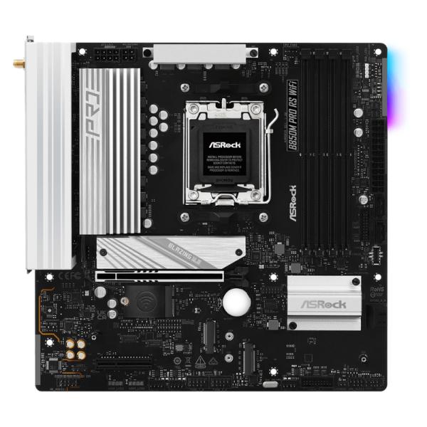 TARJETA MADRE ASROCK B850M PRO RS WIFI AM5 MICRO ATX DDR5 MB-850MPRORSW