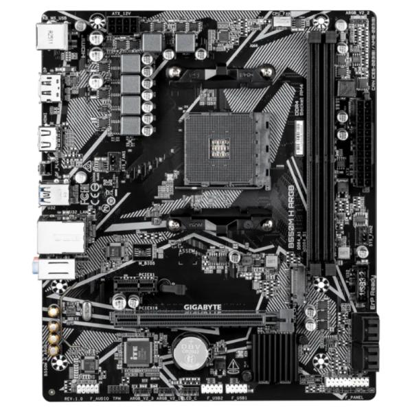 TARJETA MADRE GIGABYTE B550M H ARGB AM4 MATX DDR4