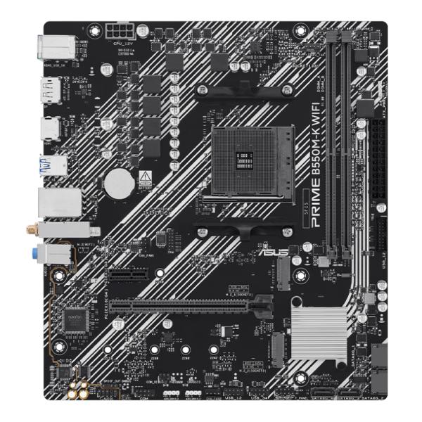 TARJETA MADRE ASUS PRIME B550M K WIFI AM4 MICRO-ATX DDR4 90MB1R80-M0EAY0