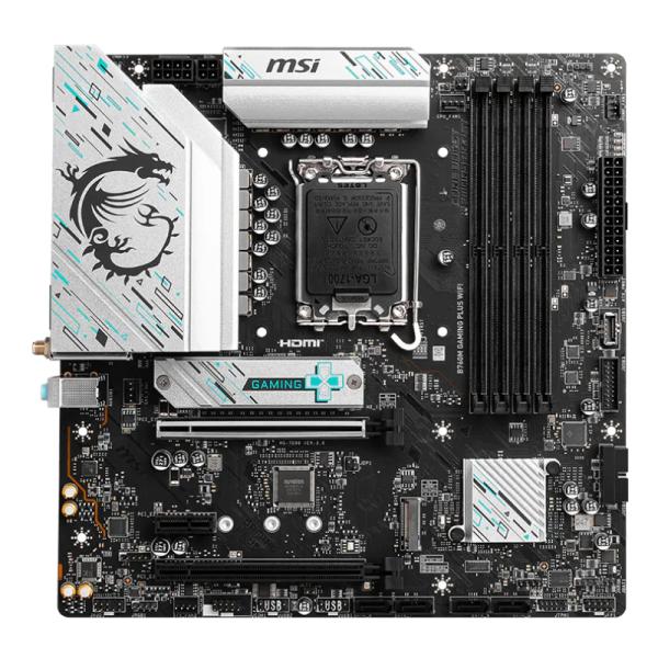 TARJETA MADRE MSI B760M GAMING PLUS WIFI LGA1700 MICRO-ATX DDR4 911-7D99-061