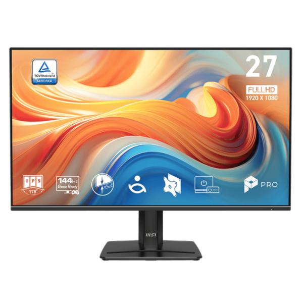 MONITOR MSI PRO MP271 E14A 27 PULG PLANA FHD 1920X1080 144 HZ IPS AMD FREESYNC / HDMI / DISPLAYPORT VGA 9S6-3PE9CM-004