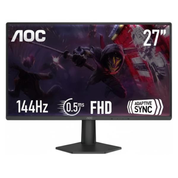 MONITOR AOC 27G50F 27 PULG PLANA FULL HD 1920 X 1080 144 HZ LCD  HDMI / DISPLAYPORT / G-SYNC COMPATIBLE / FREESYNC