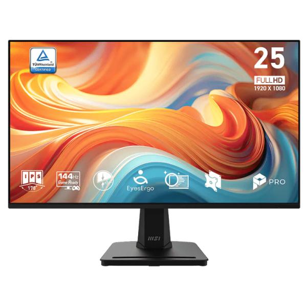 MONITOR MSI PRO MP251 E14L 25 PULG PLANO 1920X1080 FHD 144 HZ IPS FREESYNC ADAPTIVE SYNC HDMI VGA 9S6-3PD2CM-048