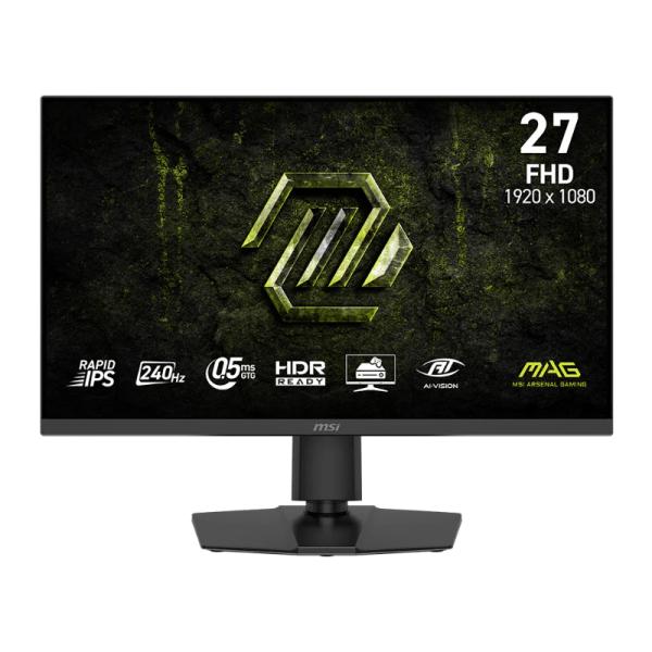 MONITOR GAMING MSI MAG 272PF X24 27 PULG PLANA 1920 X 1080 FHD 240HZ IPS ADAPTIVE-SYNC ALTAVOCES 2X2W 9S6-3CE59T-023