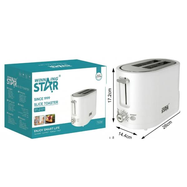 TOSTADORA WINNING STAR ST-2101 750W 7 NIVELES MBJ-729-WST-110V-16980