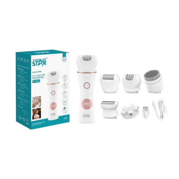KIT DE ASEO PERSONAL WINNING STAR ST-5820 MULTIFUNCIONAL 5 EN 1 RECARGABLE USO SECO Y HñMEDO/IPX6 TMQ-717-WST-15775