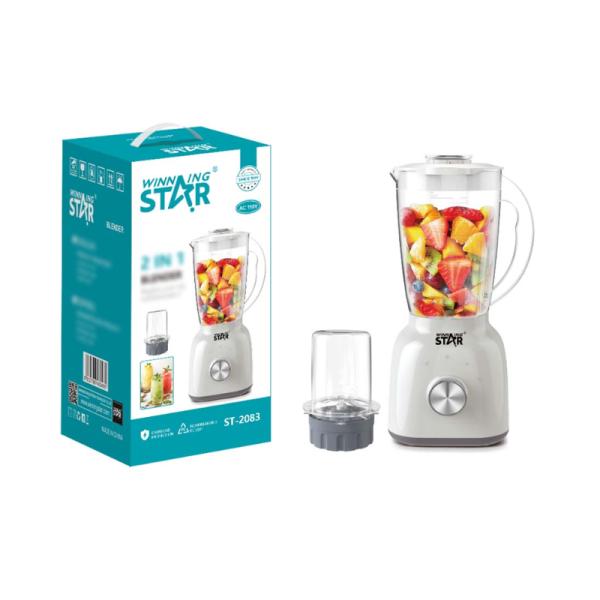 LICUADORA 2 EN 1 WINNING STAR ST-2083 350W 1.8L ZZJ-1119-WST-110V-15559