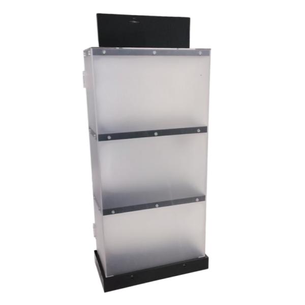DISPLAY SIN LOGO DE ACRILICO 320 X 170 X 600 MM SIN LOGO IMPRESO FD321760002C