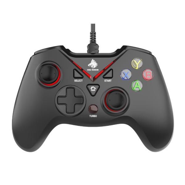 GAME PAD EAGLE WARRIOR EG-C1070T COMPATIBLE CON ANDROID / PC/ PS3 ALAMBRICO USB CON XINPUT