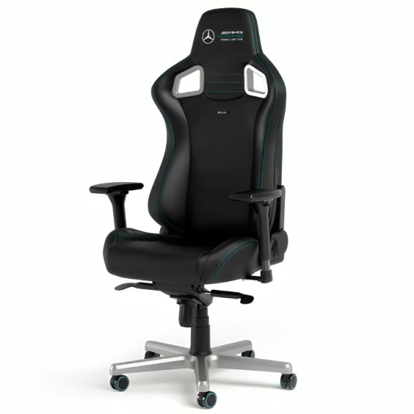 SILLA  GAMING NOBLECHAIRS  EPIC edición MERCEDES AMG PETRONAS CUERO sintético PGW-NB-EGC-001