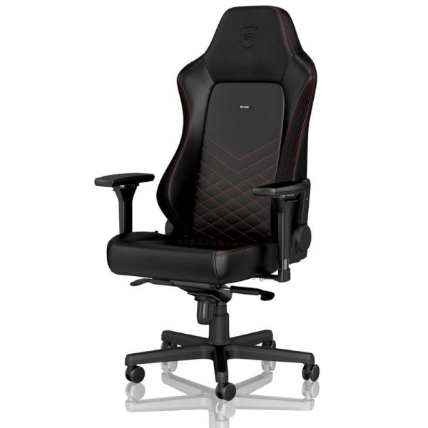 SILLA GAMING NOBLECHAIRS  HERO CUERO sintético NBL-HRO-PU-BRD