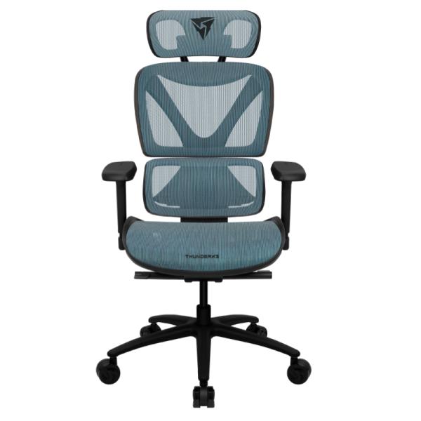 SILLA DE OFICINA ergonómica THUNDERX3 XTC CHROMA MALLA DE CUERO sintético TRANSPIRABLE TEGC-3073101.B1