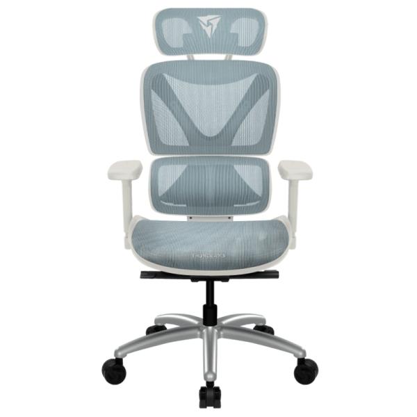 SILLA DE OFICINA ergonómica THUNDERX3 XTC CHROMA MALLA DE CUERO sintético TRANSPIRABLE TEGC-3073102.B1