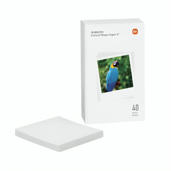 PAPEL FOTOGRAFICO XIAOMI INSTANTANEO 3 PULG 40 HOJAS 43710
