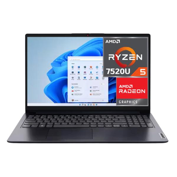 LAPTOP LENOVO IDEAPAD 1 15.6 PULG RYZEN 5-7520U 8GB 256GB WIN 11 inglés 82VG00WXUS