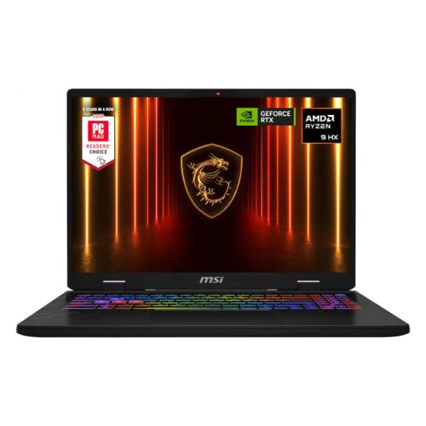 LAPTOP GAMING MSI CROSSHAIR A16 HX INGLES 16 PULG AMD RYZEN 9 8940HX 16GB RAM 1TB SSD RTX 5060 8GB WIN 11 D8WFKG-090US-C