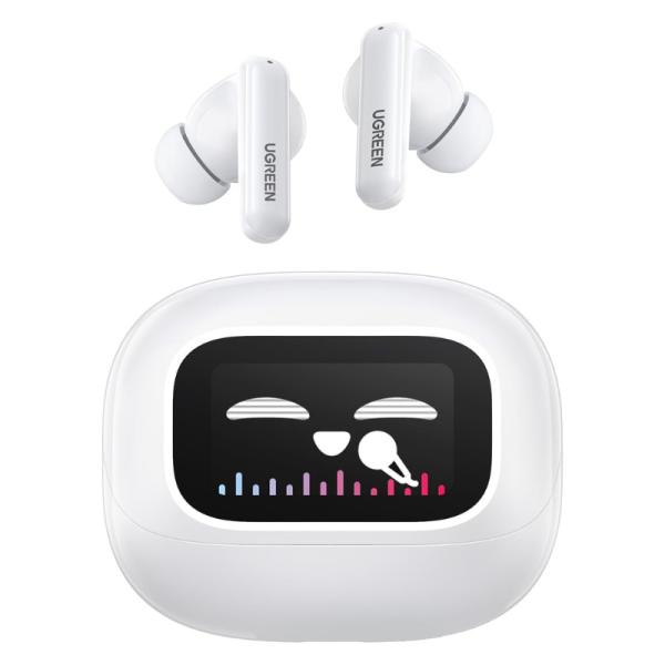 AUDIFONO UGREEN ECHOBUDS MAGIC WS211 BLUETOOTH 5.4 PANTALLA táctil/IPX5/ANC 52DB 55137