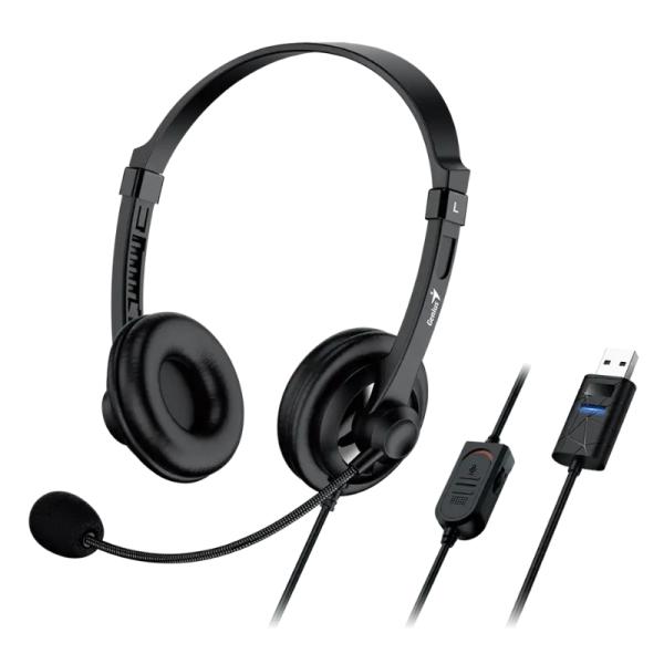 HEADSET GENIUS HS-230U alámbrico USB 2.4M 31710021401