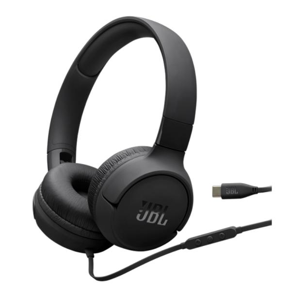 HEADSET JBL T520 alámbrico USB-C JBLT520CBLKAM