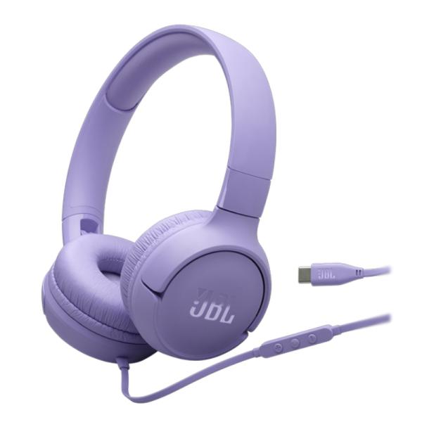 HEADSET JBL T520 alámbrico USB-C JBLT520CPURAM