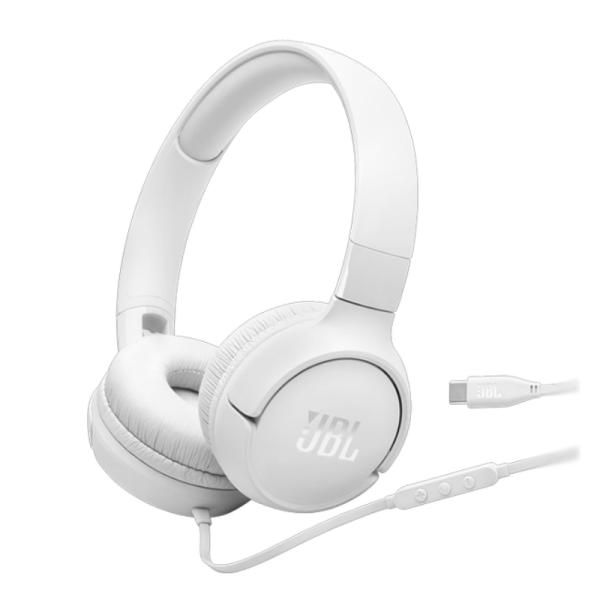 HEADSET JBL T520 alámbrico USB-C JBLT520CWHTAM
