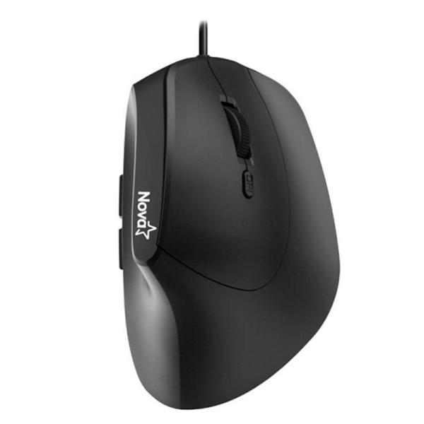MOUSE VERTICAL NOVA MOQ636U0001C ERGONOMICO alámbrico 3600 DPI