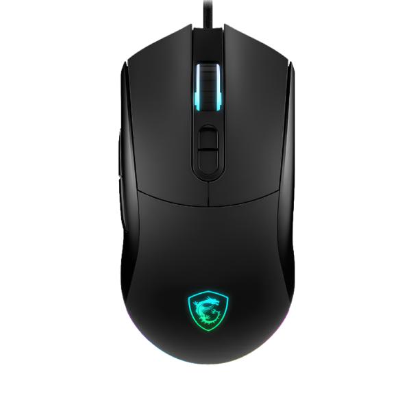 MOUSE GAMING RGB MSI FORGE GM320 alámbrico USB 2.0 12800 DPI S12-0402540-HH9