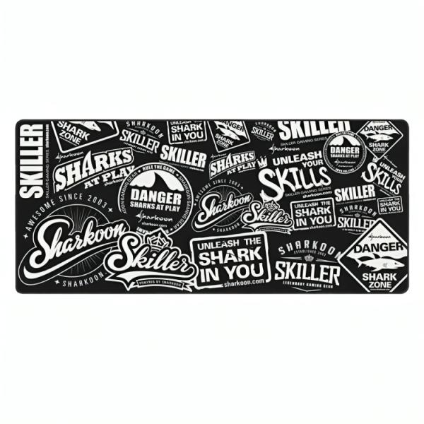 MOUSE PAD GAMING SHARKOON SGP2 XXL TELA Y GOMA 4044951028429