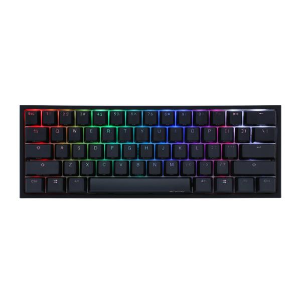 TECLADO GAMING RGB DUCKY ONE 2 PRO MINI mecánico USB-C ESPAñOL SWITCH café DKON2061ST-BESPDAZT2