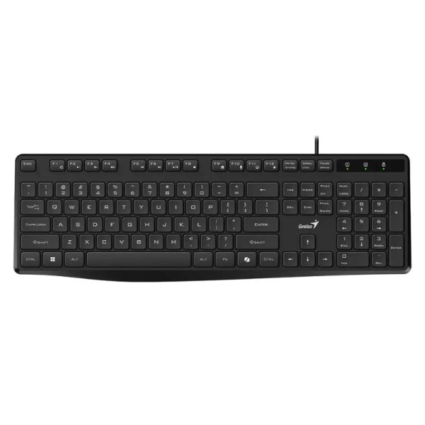 TECLADO GENIUS KB-117S MEMBRANA alámbrico USB ESPAñOL 31300017401