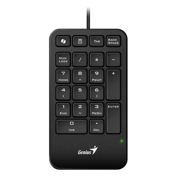 TECLADO GENIUS NUMPAD 125 MEMBRANA ALAMBRICO USB-C 31300019401