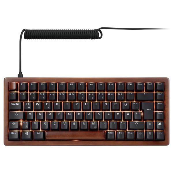 TECLADO GAMING RGB SHARKOON SKILLER SGK50 S3 WOOD PBT mecánico alámbrico USB ESPAñOL 4044951042715
