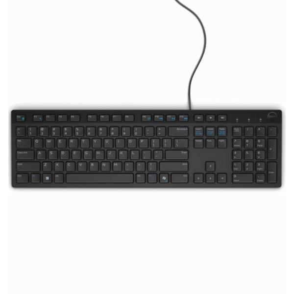 TECLADO STANDARD DELL KB216 MEMBRANA alámbrico USB ESPAñOL KB216-BK-US