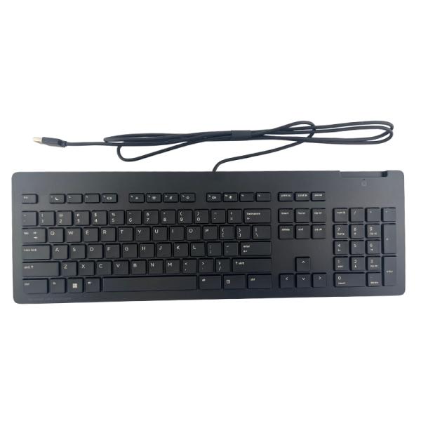TECLADO HP BUSINESS SLIM SMARTCARD MEMBRANA alámbrico USB INGLES Z9H48AA#ABA